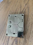 Walker Brass Duplex Cover Plate P/n 5360025 Refurbished, Buffed Clear Coated.. Fixed Price $65.00.