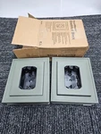 (qty 2) Mountmaster Mid America Vinyl Electrical Mounting Block M00031002300. Fixed Price $24.46.