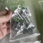 Muzata 20pcs Wire Rope Connector: Steel Clamps - See Description Hsl-0202. Fixed Price $40.00.