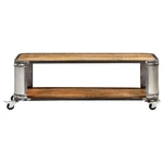 Coffee Table End Side With 4 Castors Solid Wood Mango 39.4 Inch Vidaxl. Fixed Price $235.99.