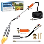 Sevenmeet Propane Torch Weed Burner With 11.5ft Hose, For Outside, Hi. Fixed Price $97.11.
