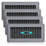 Floor Register 4x10-4 Pack Vents Covers Heavy Duty Steel Walkable Floor.... Fixed Price $36.05.
