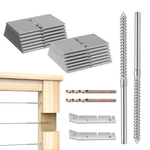 Cke 200 Pack T316 Stainless Steel Left&right Handed Thread Swage Lag Screws F.... Fixed Price $107.28.