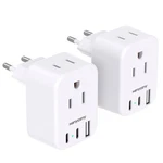 European Travel Plug Adapter For International, Hanycony Italy Spain Power Ad.... Fixed Price $21.05.