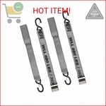Keeper Hampton Prod 05707 8' X 2" Cam Buckle Tie-down, 2 Pack, Yellow. Fixed Price $49.89.