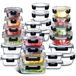 Nestl 48pc Glass Storage Containers With Lids, 24 Food Containe.... Fixed Price $93.76.