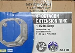 25 Pcs Hubbell Raco 130 Octagon Box 4" Extension Ring W/ 1/2" & 3/4" Ko's. Fixed Price $80.96.