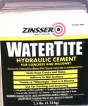 Zinsser Watertite Hydraulic Cement 4 Concrete/masonry 2.5 Lbs-seals Cracks/holes. Fixed Price $59.88.