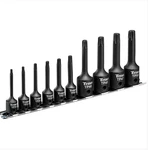 Titan 49008 10 Pc Deep Torx Plus Impact Bit Socket Set Tp10-tp50. Fixed Price $44.81.