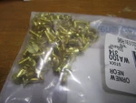 #6-32 X 3/8" Slotted Drive Flat Head Brass Machine Screw Qty 100. Fixed Price $12.00.