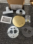 Carlon E97br2d Brass Floor Box Cover Duplex Receptacles And Two Data Ports. Fixed Price $179.99.