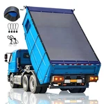 Dump Truck Tarp 7'x18',dump Trailer Mesh Heavy Duty 18oz Pvc Coated Blac.... Fixed Price $100.41.