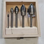 Wingits Wa2005pcs Apache 200 Drill Bit Kit 1/4", 1/2", 3/4", 1", 1-1/4", 5pk. Fixed Price $52.99.