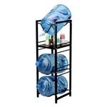 Diiccyo 5 Gallon Pour Jug Holder For 3 Bottles With Spigot Medium, Blue. Fixed Price $77.99.