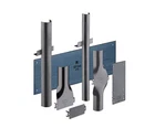 Gastite 3" X 2" Quarter Striker Plate Tfm204 Protective Nail Shield Csst. Fixed Price $2.74.