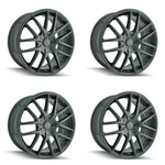Set 4 16" Touren Tr60 16x7 Gunmetal 5x100 5x4.5 Wheels 42mm Rims. Fixed Price $799.96.