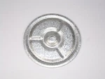 (1000-pk) Olympic Mfg. 3" Ribbed Galvalume Insulation Press Plates, Spga3r-st. Fixed Price $199.00.