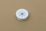 Pkg Of 12 - White Nylon Expandable Grommet Plug Inside Diam 1/2" Max, Outsi.... Fixed Price $21.08.