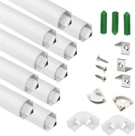 Uv Resistance 6.56ft V Shape Led Strip Channel Diffuser,10-pack Aluminum Profil. Fixed Price $109.84.