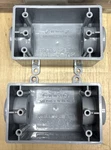 2- Fsc Cantex 5133464 3/4" Pvc Weatherproof Box 1 Gang, 21.0 Cu In. Fixed Price $18.99.