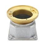 Hubbell Raco 5499 Tru-level Semi-adjustable Floor Box, Brass, 4-2/16" Flange. Fixed Price $29.50.