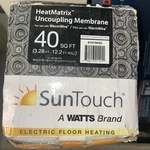 Suntouch Watts 81019455 Heatmatrix Uncoupling Membrane 40 Sq. Ft.. Fixed Price $149.99.