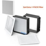 Alorair Wall Return Air Pathway Kit With Filter (12"x 12" Retrofit) Matte White. Fixed Price $74.99.