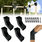 Pergola Diy Bracket Kits,2-way L Shaped Corner Brackets For 4" X 4"(actual:3.5". Fixed Price $183.99.