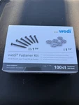 Wedi Fastener Kit 100ct Steel Flat Head Galvanized Screws 1 5/8in. Fixed Price $24.00.