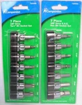 7 Pc 3/8" Drive S.a.e. Hex Bit & Torx Socket Set Tools B-13. Fixed Price $14.90.