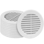 Hvac Ov 10pack 4" Round Air Vent Cover White Plastic Soffit Deflec.... Fixed Price $41.43.