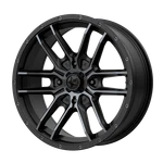 Msa M43 Fang Utv Satin Black W/ Titanium Tint Rims: 20x7, 4x137, 10 Mm. Fixed Price $374.00.