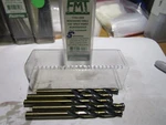 17/64" Hss 135 Split Point Black And Gold Finish Mechanics Drill Qty 5. Fixed Price $20.00.