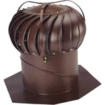 Lomanco 14 In Brown Aluminum Wind Turbine Exhaust Vent Roof Mount Energy Savings. Fixed Price $102.95.
