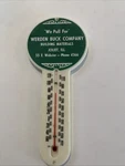 Vintage Werden Buck Building Materials Joliet Il Illinois Thermometer Trucking. Fixed Price $35.00.