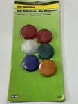 Hy-ko Cmr-10 Mini Reflectors Adhesive Backed 6pk Red-2 White Green Orange Blue. Fixed Price $2.95.