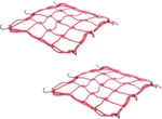 2 Pcs Cargo Net,11.8 Inch X11.8 Elastic Rack Storage Net With 6 Adjustable. Fixed Price $20.99.