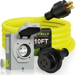 30 Amp Generator Cord 10ft And Power Inlet Box, Nema L14-30p/l14-30r 125/250v Tw. Fixed Price $113.67.