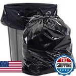Aluf Plastics Gallon Size 55-60 Typically 38" X 58" 2.0 Mil Black Heavy Duty Gar. Fixed Price $85.22.