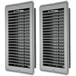 Fumete 2 Pcs 6 X 10'' Grey Floor Vent Covers Heavy Duty Register Metal .... Fixed Price $40.82.