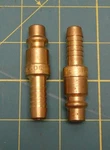 Hansen Hose Stem End Connection, B-406, Brass, (lot Of 2). Fixed Price $25.00.
