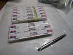 M5 - 0.9 X 2-3/8 Oal 2 Flute Bright High Speed Steel Plug Spiral Point Tap Qty 8. Fixed Price $150.00.