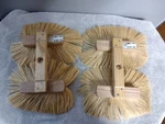 (2) New Marshalltown 844 Premier Oblong Crows Foot Texture Brushes 6-3/8"x1-5/8". Fixed Price $15.00.