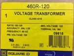 New In Box Square D 460r-120 Line To Voltage Transformer Ratio 120:120. Fixed Price $699.99.