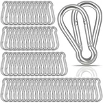 100pcs M6 2-3/8" Spring Snap Hooks Heavy Duty Carabiner Clips, 2.4" Galvanize.... Fixed Price $49.50.