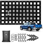 Tkloop Black Heavy Duty Pickup Truck Cargo 2.3' X 3.9' Cam Buckles Elastic Ropes. Fixed Price $46.99.
