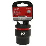 Milwaukee Tool 49-66-6362 Shockwave Impact 3/4" Drive 24mm 6 Point Socket. Fixed Price $17.94.