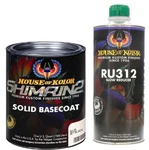 House Of Kolor S2-25 Jet Black Solid Basecoat Quart Kit +slow Poured From Gallon. Fixed Price $142.49.