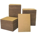 Premium Kraft Brown Corrugated Pads - 200 Packs, 3.5x4.5 Inch, Bulk Flat Card.... Fixed Price $27.81.