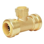 B & K Proline Series 632-003 Pipe Tee, 1/2 In, Push-fit, Brass, 200 Psi Pressure. Fixed Price $21.66.
